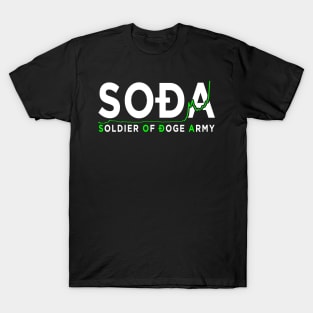 SODA Soldier of Doge Army T-Shirt